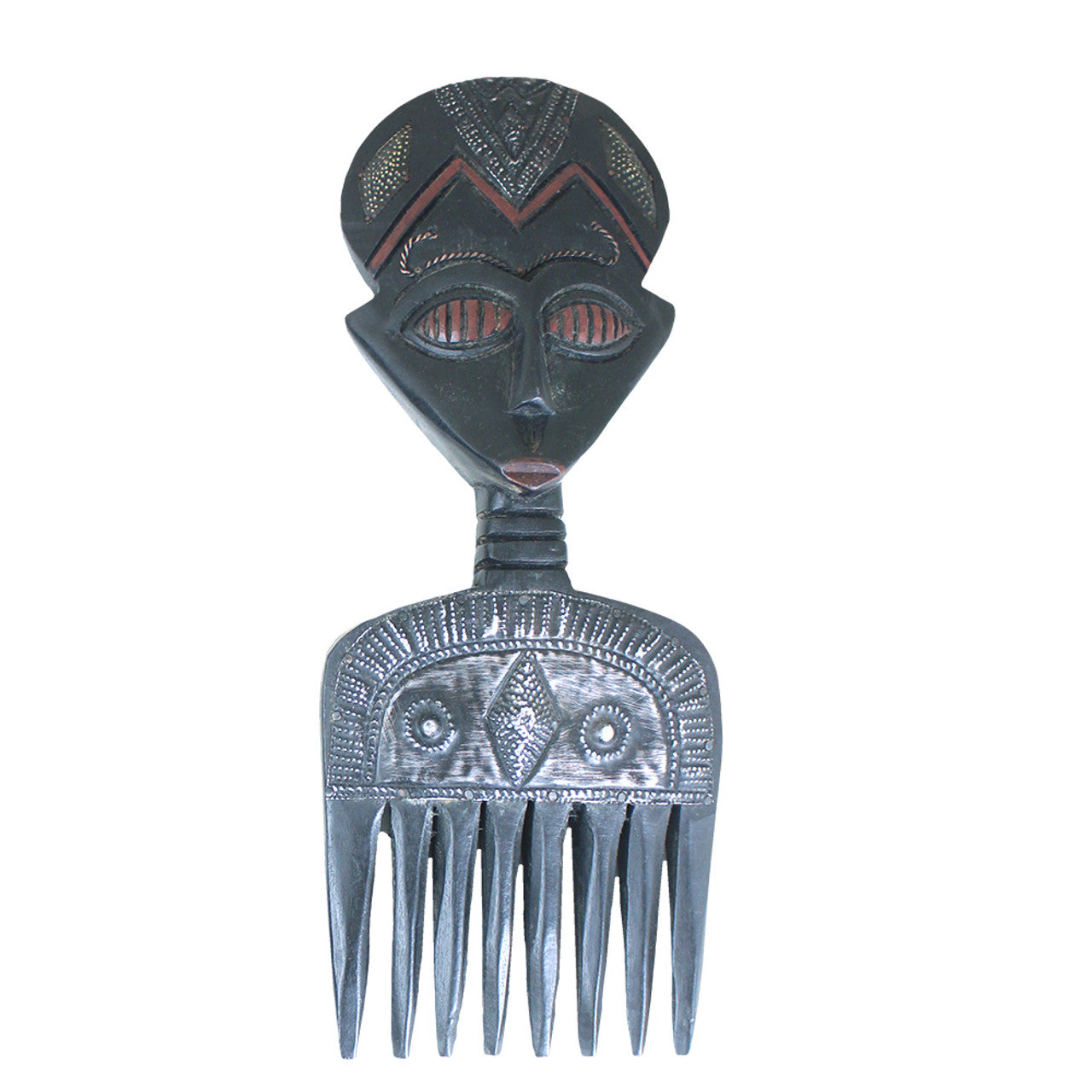 Ceremonial Ghanaian Wood Statue