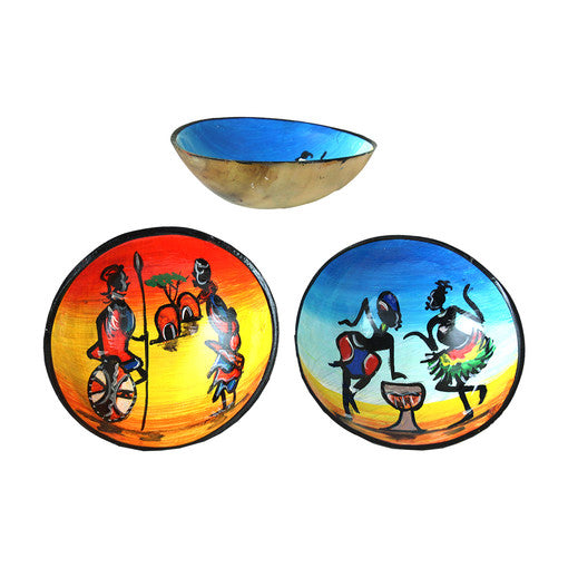 Horn Painted Bowl: ASSORTED