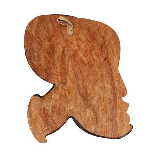 Mahogany Couple Wall Plaque: ASSORTED